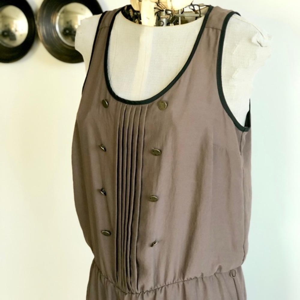 Apostrophe | Romp Around Brown Long Romper